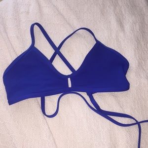 Royal blue bikini top